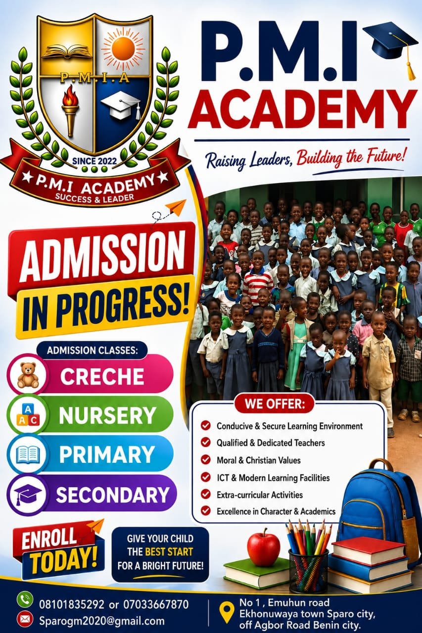 P.M.I. Academy Admission Prospectus